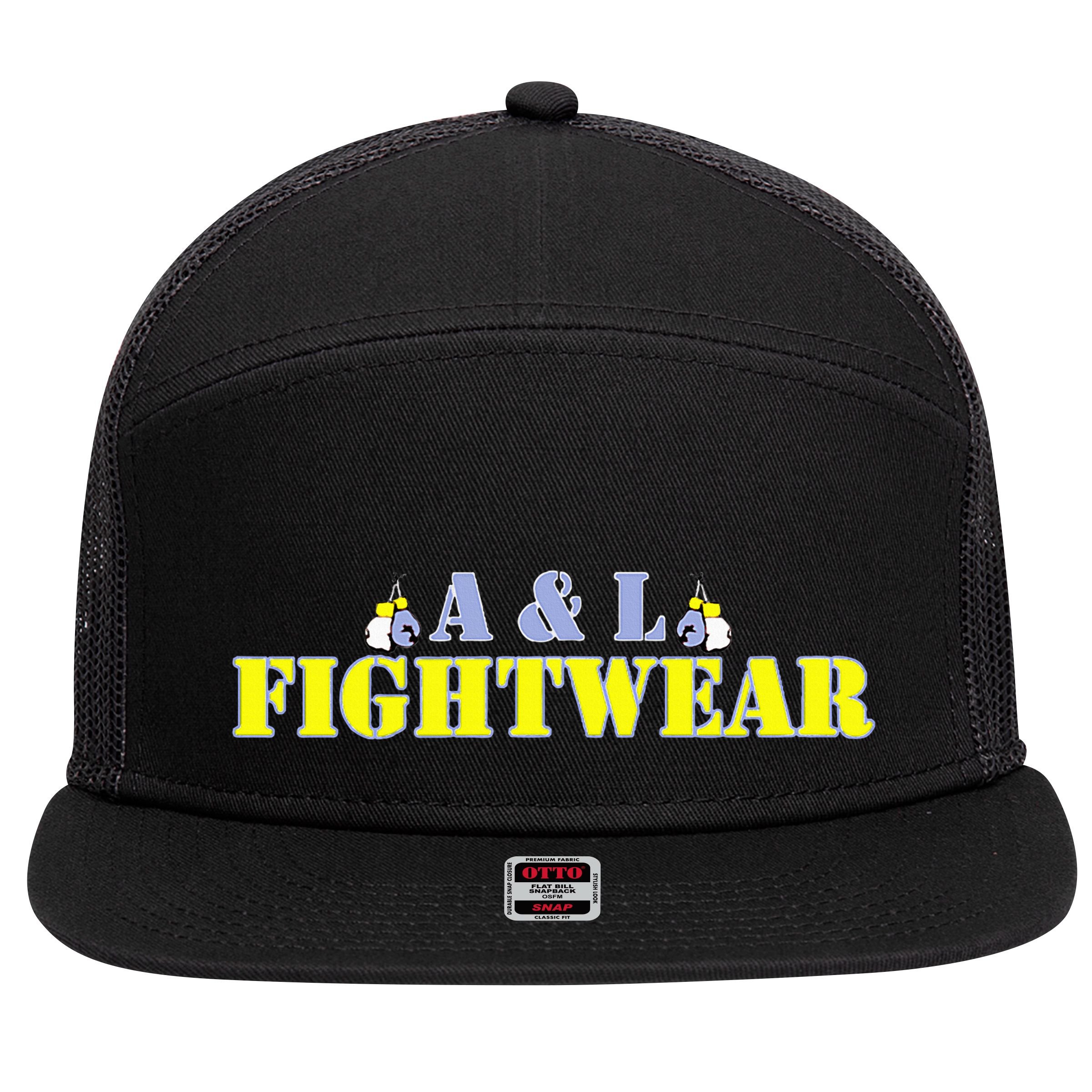 A&L Fightwear Summer 7 Panel Mesh Trucker Snapback Hat