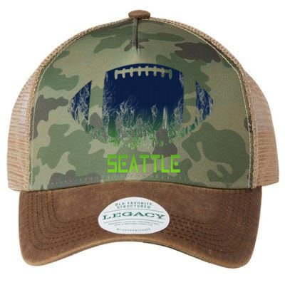 American Football Seattle Fan Football Season Legacy Tie Dye Trucker Hat