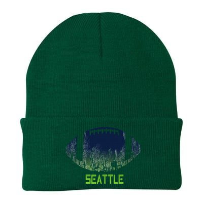 American Football Seattle Fan Football Season Knit Cap Winter Beanie