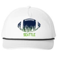 American Football Seattle Fan Football Season Snapback Five-Panel Rope Hat