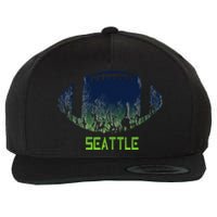 American Football Seattle Fan Football Season Wool Snapback Cap