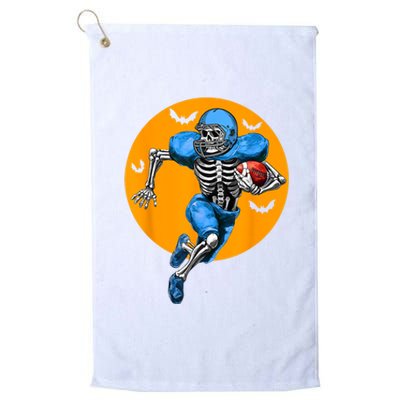 American Football Skeleton Halloween Football Fan Platinum Collection Golf Towel