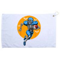 American Football Skeleton Halloween Football Fan Grommeted Golf Towel