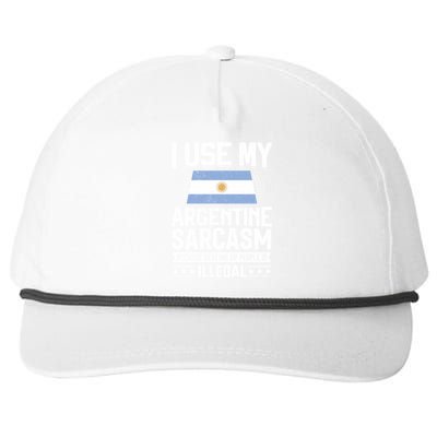 Argentina Flag Souvenirs Rgentines And Gift Snapback Five-Panel Rope Hat