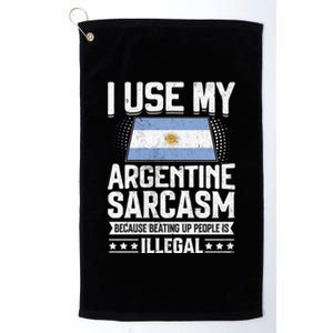 Argentina Flag Souvenirs Rgentines And Gift Platinum Collection Golf Towel