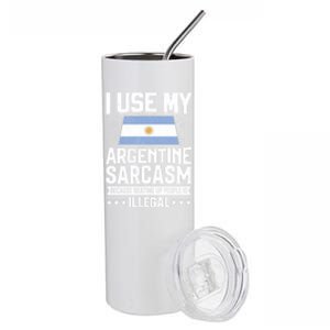 Argentina Flag Souvenirs Rgentines And Gift Stainless Steel Tumbler