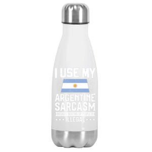 Argentina Flag Souvenirs Rgentines And Gift Stainless Steel Insulated Water Bottle