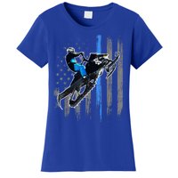 American Flag Snowmobile Gift Snowmobile Riding Gift Meaningful Gift Women's T-Shirt