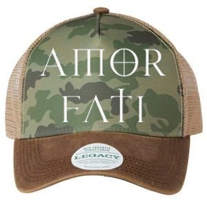 Amor Fati Stoic Inspirational Latin Quote Love your Fate Legacy Tie Dye Trucker Hat