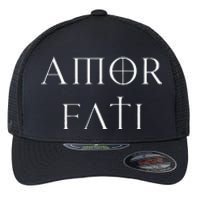 Amor Fati Stoic Inspirational Latin Quote Love your Fate Flexfit Unipanel Trucker Cap