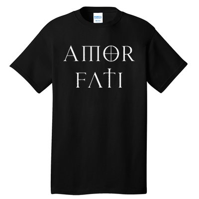 Amor Fati Stoic Inspirational Latin Quote Love your Fate Tall T-Shirt