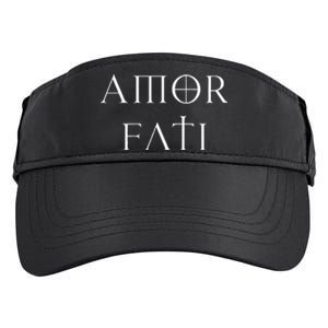 Amor Fati Stoic Inspirational Latin Quote Love your Fate Adult Drive Performance Visor