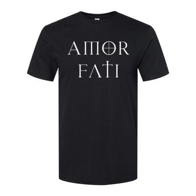 Amor Fati Stoic Inspirational Latin Quote Love your Fate Softstyle CVC T-Shirt