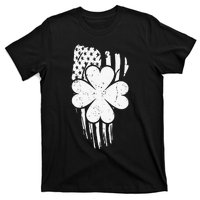 American Flag St Patricks Day Vintage Irish Lucky T-Shirt