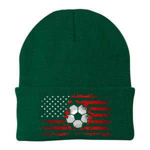 American Flag Soccer Apparel Soccer Knit Cap Winter Beanie