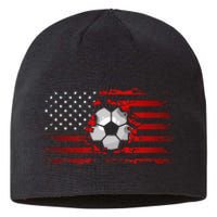 American Flag Soccer Apparel Soccer Sustainable Beanie