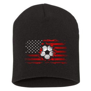 American Flag Soccer Apparel Soccer Short Acrylic Beanie