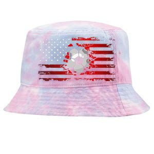 American Flag Soccer Apparel Soccer Tie-Dyed Bucket Hat