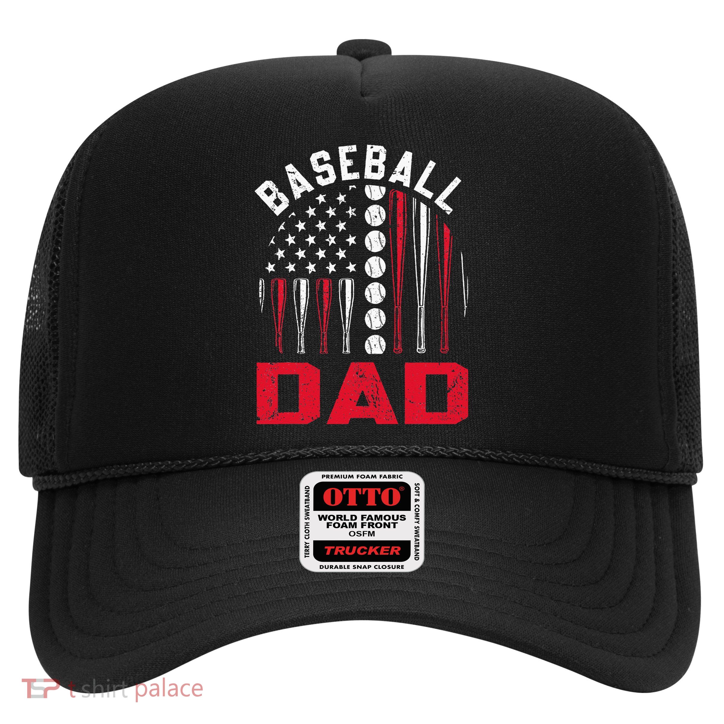American Flag Softball Baseball Dad Gift Ball Fathers Day Hat