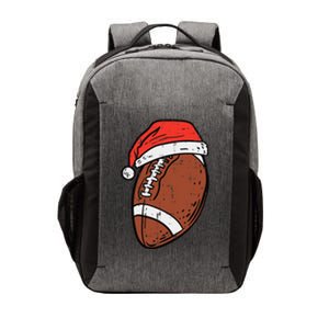 American Football Santa Hat Sports Christmas Xmas Funny Vector Backpack