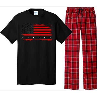 American Flag Soccer Apparel Soccer Pajama Set