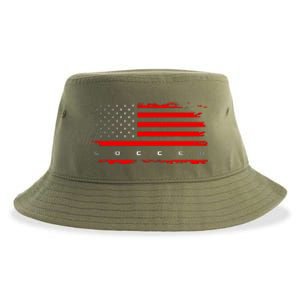 American Flag Soccer Apparel Soccer Sustainable Bucket Hat