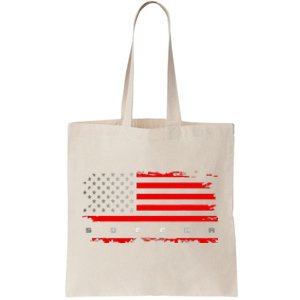 American Flag Soccer Apparel Soccer Tote Bag