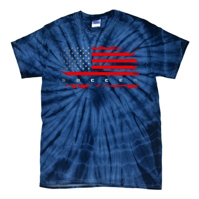 American Flag Soccer Apparel Soccer Tie-Dye T-Shirt