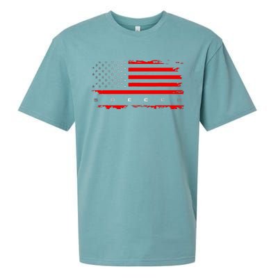 American Flag Soccer Apparel Soccer Sueded Cloud Jersey T-Shirt