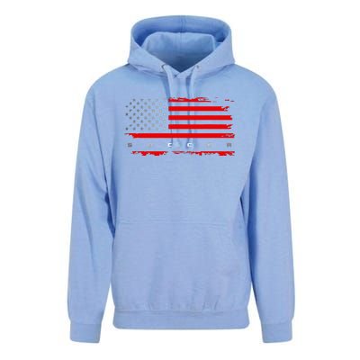 American Flag Soccer Apparel Soccer Unisex Surf Hoodie