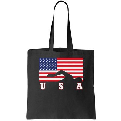 American Flag Swimming Usa Gift Bag