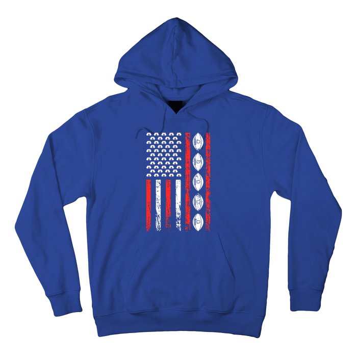 American Football Sports Flag National Nurses Day Gift Hoodie