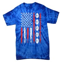 American Football Sports Flag National Nurses Day Gift Tie-Dye T-Shirt