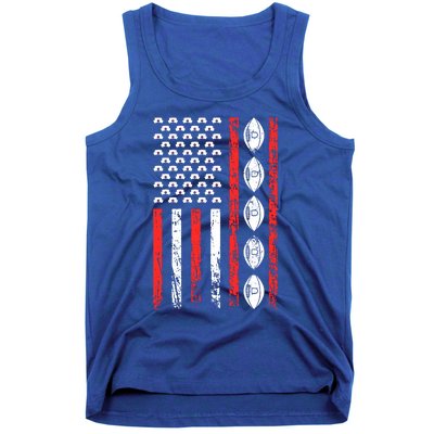 American Football Sports Flag National Nurses Day Gift Tank Top