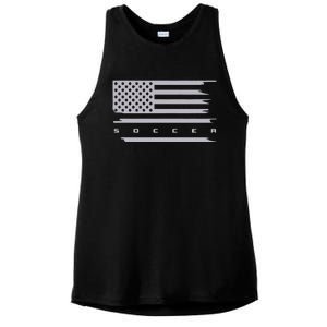 American Flag Soccer Apparel Soccer Hoodie Ladies PosiCharge Tri-Blend Wicking Tank