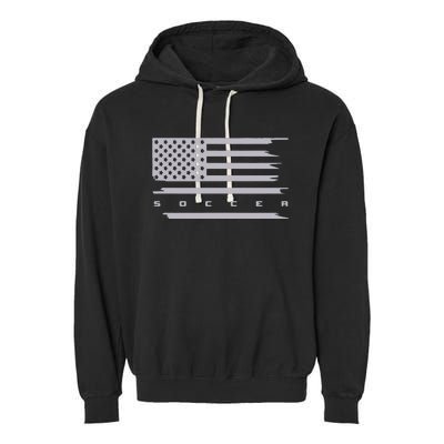 American Flag Soccer Apparel Soccer Hoodie Garment-Dyed Fleece Hoodie