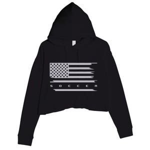 American Flag Soccer Apparel Soccer Hoodie Crop Fleece Hoodie