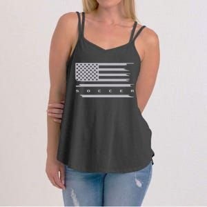 American Flag Soccer Apparel Soccer Hoodie Women's Strappy Tank