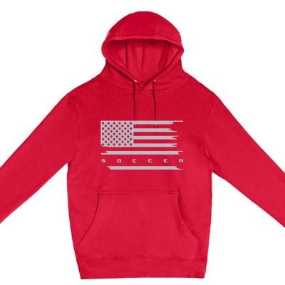 American Flag Soccer Apparel Soccer Hoodie Premium Pullover Hoodie