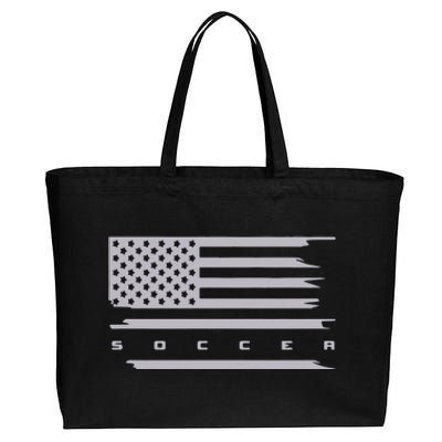 American Flag Soccer Apparel Soccer Hoodie Cotton Canvas Jumbo Tote