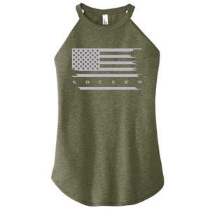 American Flag Soccer Apparel Soccer Hoodie Women's Perfect Tri Rocker Tank