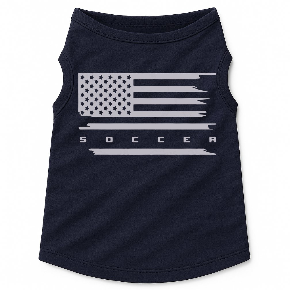 American Flag Soccer Apparel Soccer Hoodie Doggie Tank