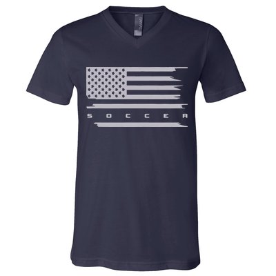 American Flag Soccer Apparel Soccer Hoodie V-Neck T-Shirt