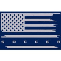 American Flag Soccer Apparel Soccer Hoodie Bumper Sticker