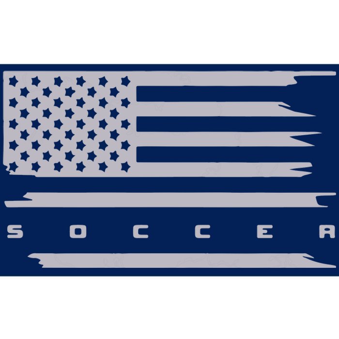 American Flag Soccer Apparel Soccer Hoodie Bumper Sticker