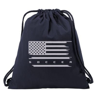 American Flag Soccer Apparel Soccer Hoodie Drawstring Bag