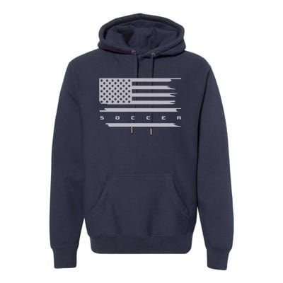 American Flag Soccer Apparel Soccer Hoodie Premium Hoodie