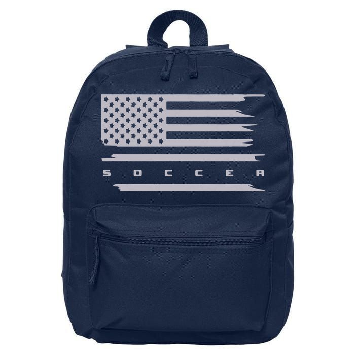 American Flag Soccer Apparel Soccer Hoodie 16 in Basic Backpack