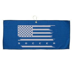 American Flag Soccer Apparel Soccer Hoodie Large Microfiber Waffle Golf Towel