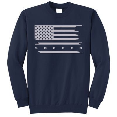 American Flag Soccer Apparel Soccer Hoodie Tall Sweatshirt